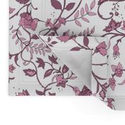 Hummingbird Chintz // rose taupe