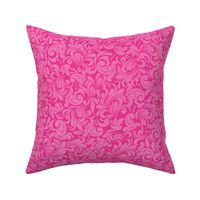 Medium Scale Damask - Hot Pink