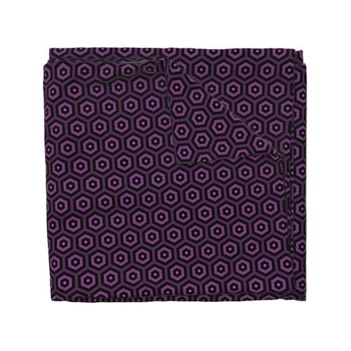 Geometric Pattern: Hexagon Hive: Positive Dark Purple