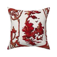 The Hawes Chinoiserie ~ Ruby Shadow on Chalet  