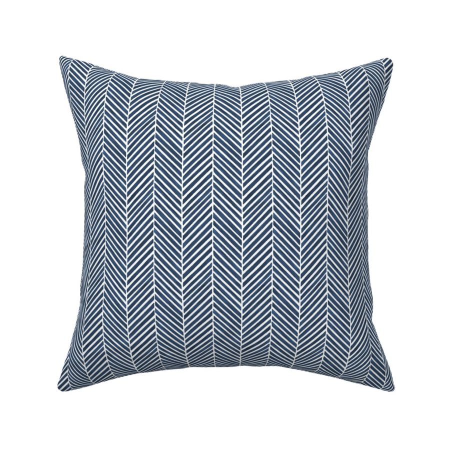 Navy Herringbone