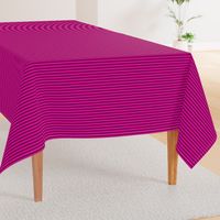 Horizontal Bengal Stripe Pattern - Vivid Magenta and Rich Plum