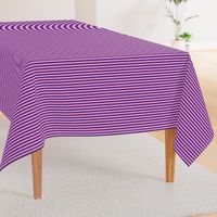 Horizontal Bengal Stripe Pattern - Grape and Fuchsia Blush