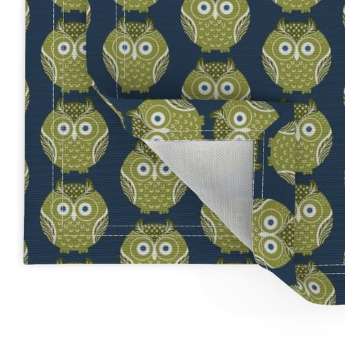 Observant Olive Green Owls