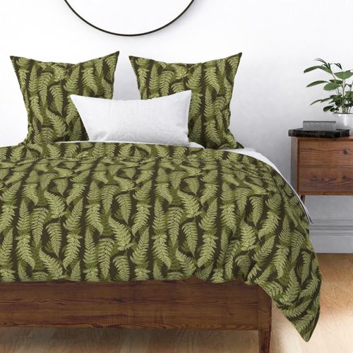 Forest Ferns Dark Green