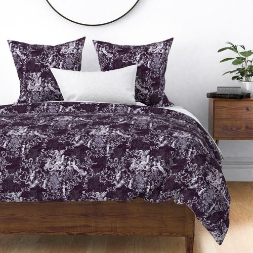 ROCOCOTE DE LA MER - DARK PURPLE, PATTERNED 