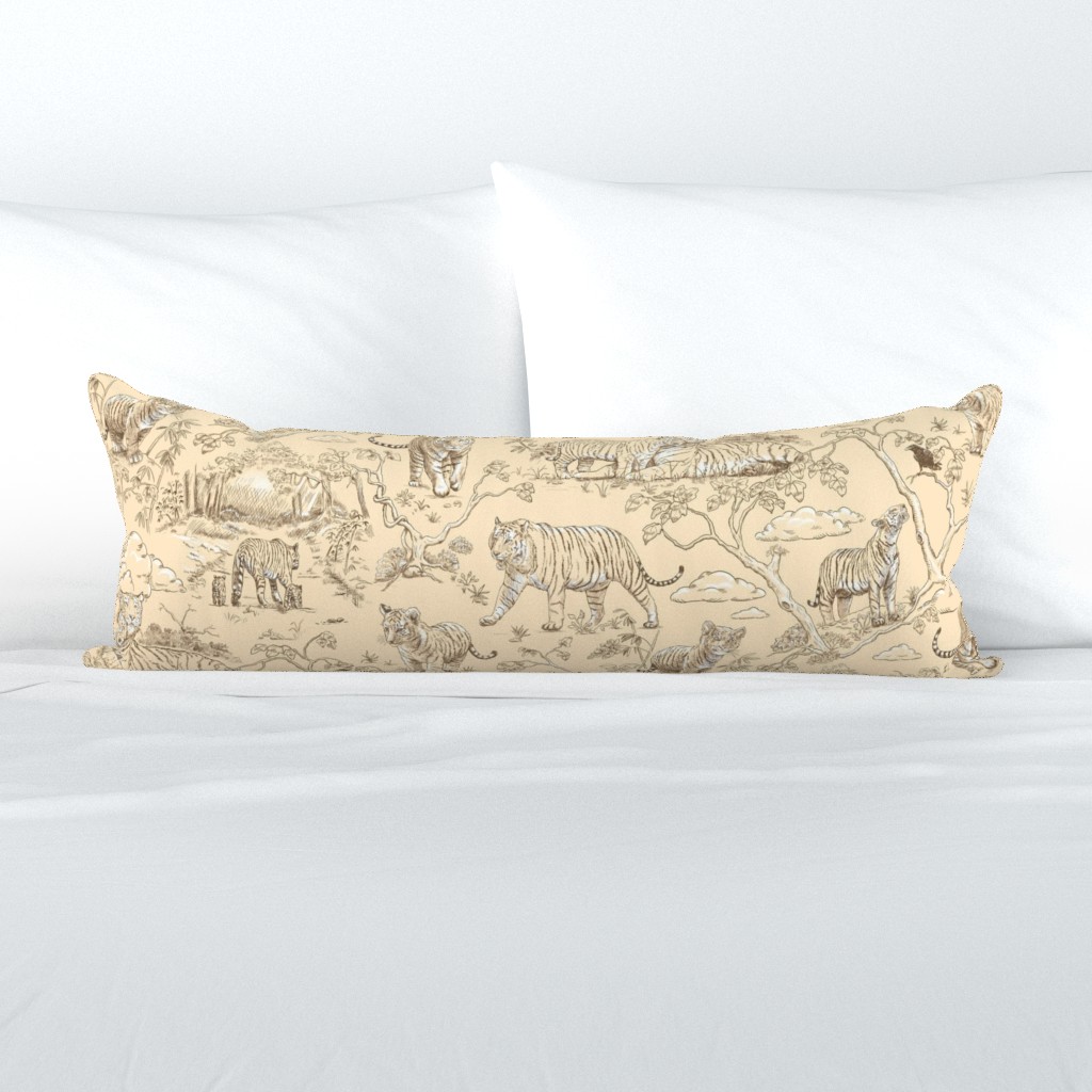 Tiger Toile Light Apricot