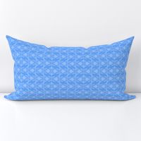 Printed Decorative Lace - Bright Blue, Light