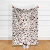 Wild flowers botanical Neutral Medium BestSellingShams2023