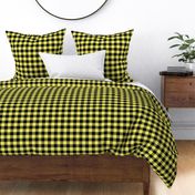 1 Inch Yellow Buffalo Check | Classic Yellow and Black Checker