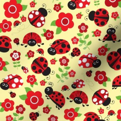 Ladybugs Yellow Small