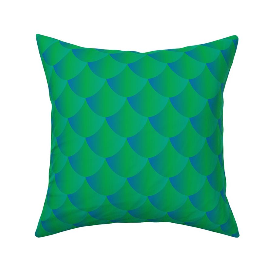 Fish Scales-Blue Green