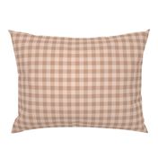 (M) Warm Neutrals Gingham  Size M