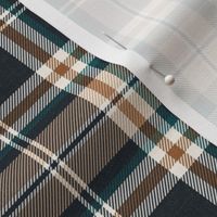 Headmaster Plaid - Navy Blue Camel Regular Scale