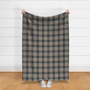 Headmaster Plaid - Navy Blue Camel Regular Scale