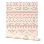 Pink aztec pattern with winter vibes - festive holiday sweater pattern