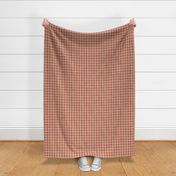 Mel Twill Check Burnt Sienna