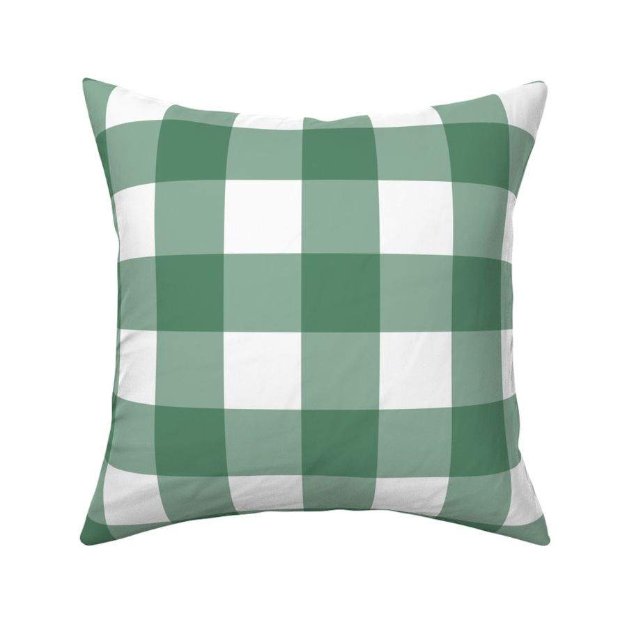 Gingham - Emerald  - Large