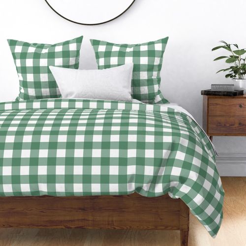 Gingham - Emerald  - Large