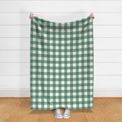 Gingham - Emerald  - Large