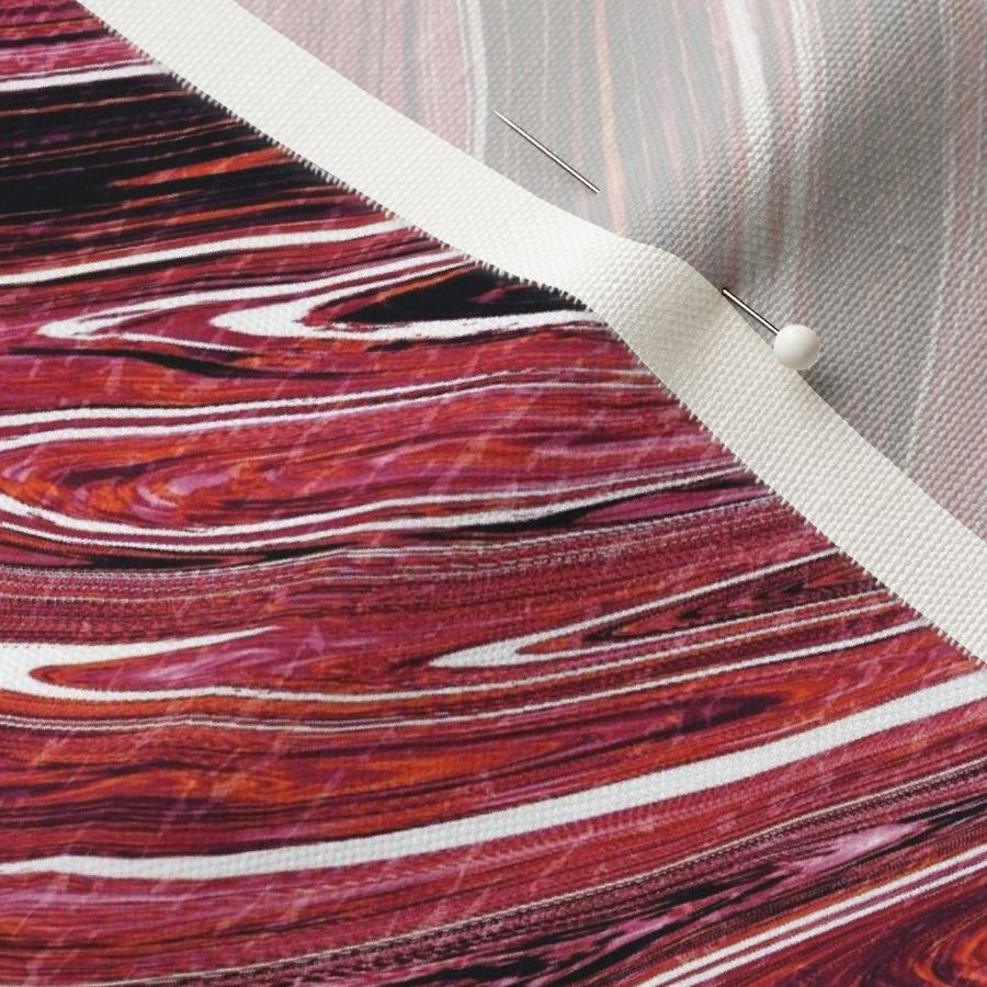 Red Marble Swirl Tea Towel