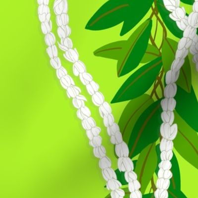 medium-Strands of Pikake and Maile Lei-lime