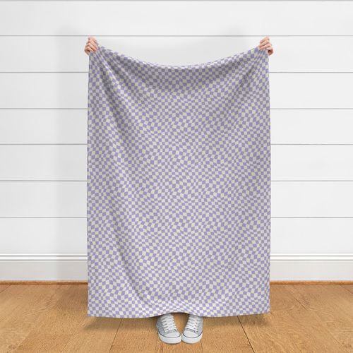 Lilac Swirly Checkers