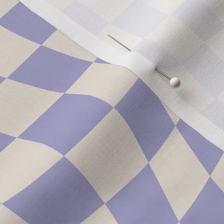 Lilac Swirly Checkers