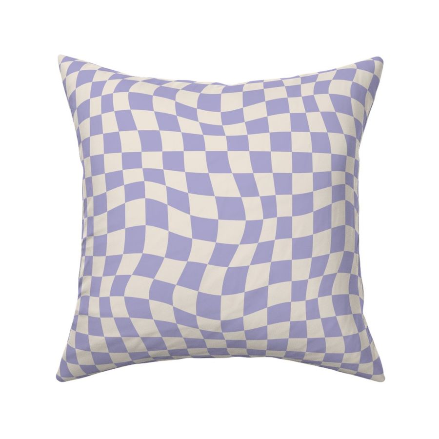 Lilac Swirly Checkers