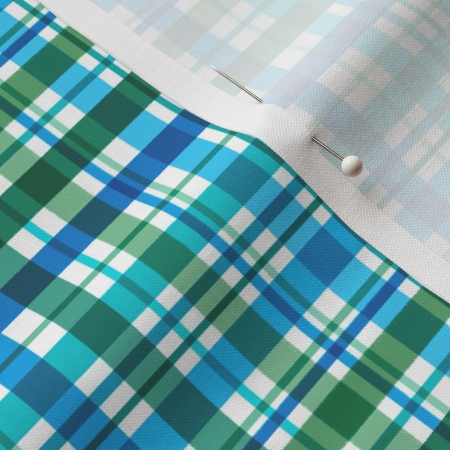 Blue and Green Plaid