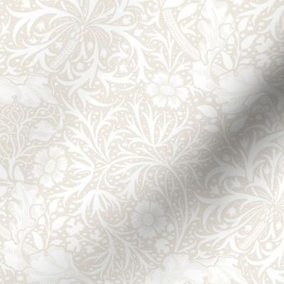 SEAWEED IN  ANTIQUE WHITE (Arts & Crafts Neutrals) - WILLIAM MORRIS small