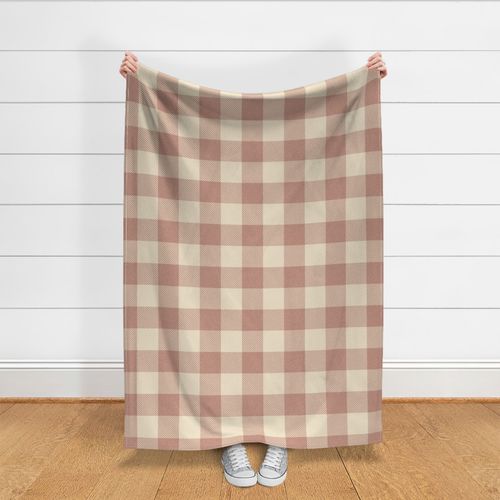 Twill Buffalo Plaid Bronze Beige