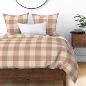 Twill Buffalo Plaid Bronze Beige