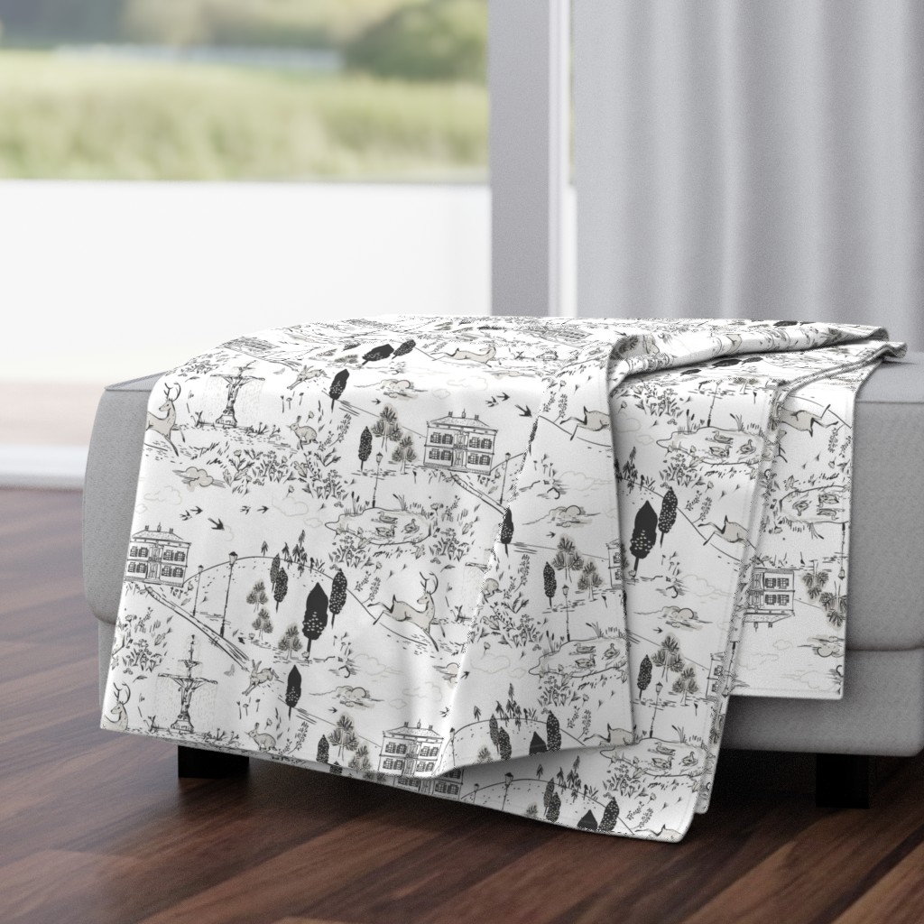 Le Parc Toile (white/black) MED 