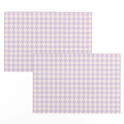 Small Houndstooth in lavender pastel preppy 90s fashion