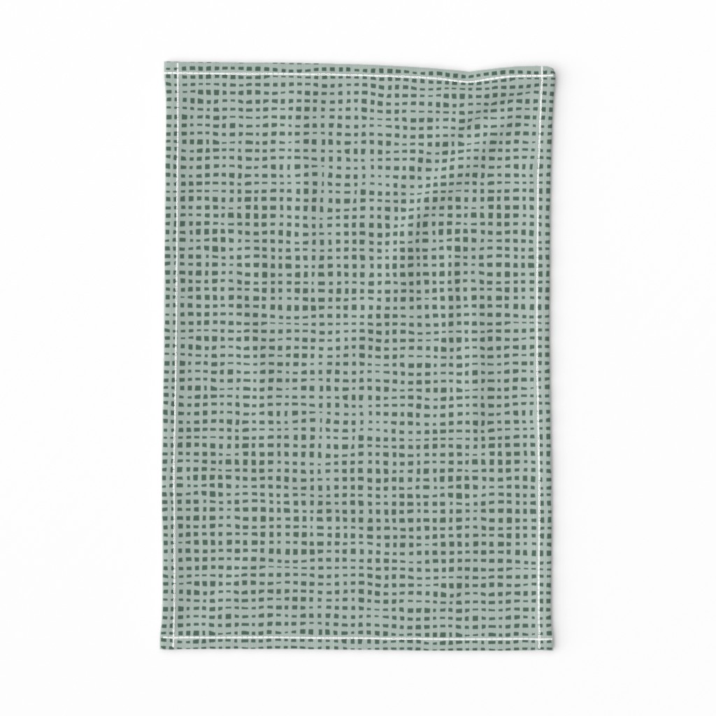 hand-drawn woven texture  // mint green and sea foam green