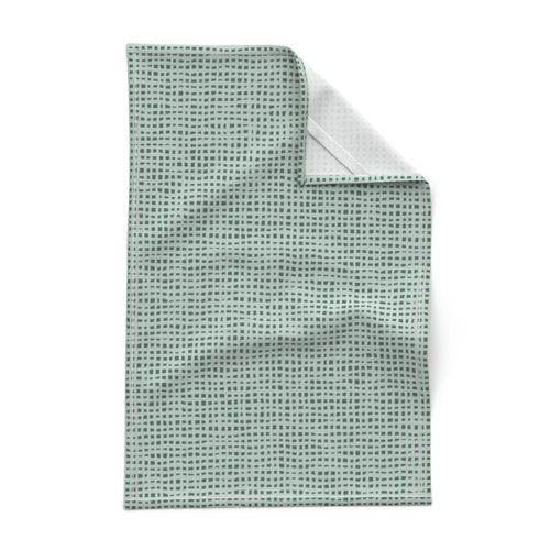 hand-drawn woven texture  // mint green and sea foam green