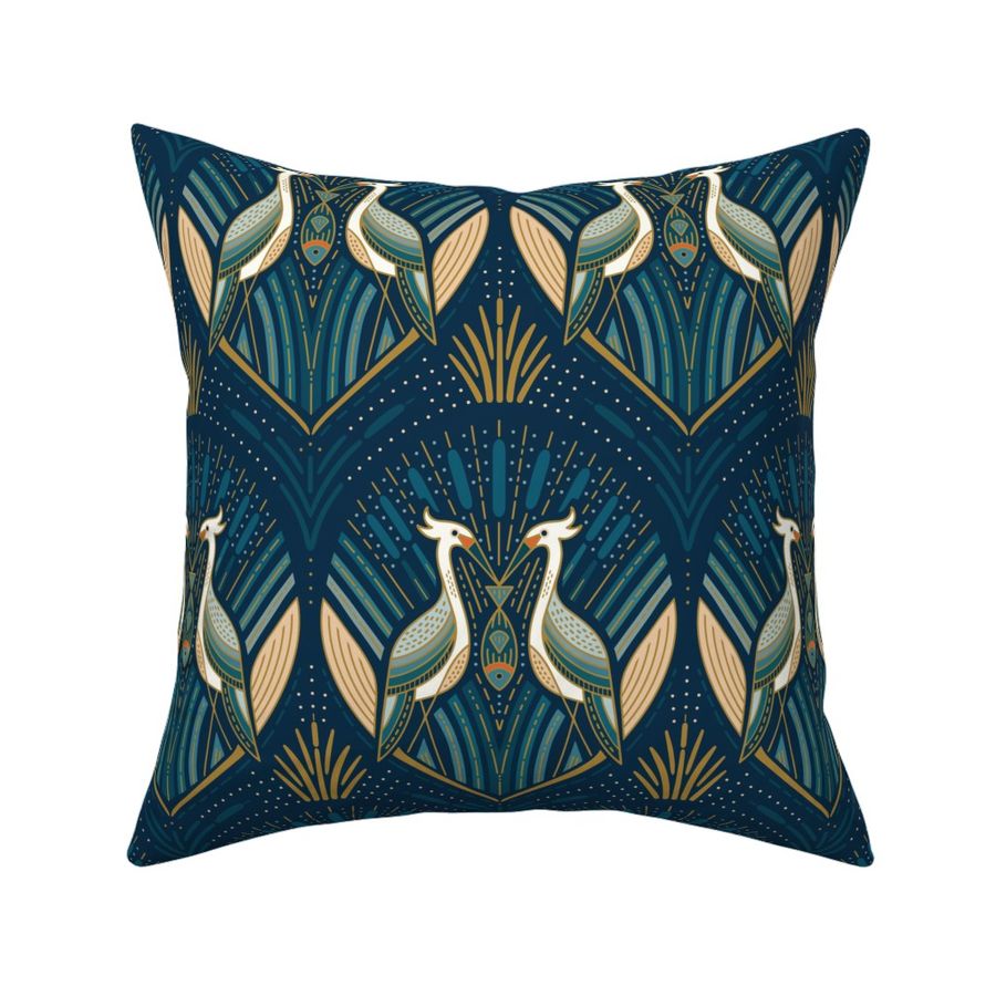 Art Deco Herons | med.