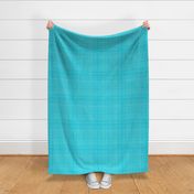 Classic Gingham Checks Plaid Natural Hemp Grasscloth Woven Texture Classy Elegant Simple Blue Blender Bright Pastel Summer Baby Malibu Turquoise Blue 4CE1FF Fresh Modern Abstract Geometric