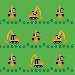 excavator green