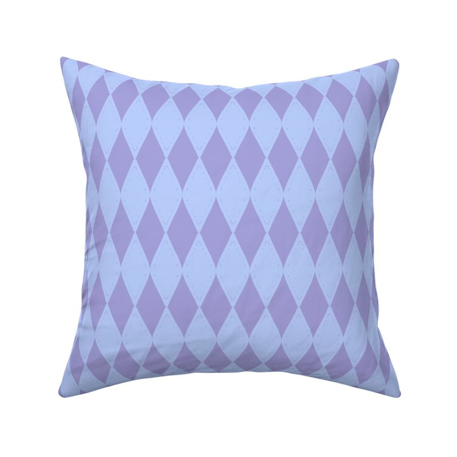 Harlequin rustic diamond blue purple by Jac Slade