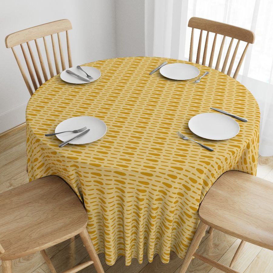 Light Marigold Yellow Minimal Boho Modern Stripe Pattern Print