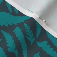 Lg Tossed Palapalai in Dark Turquoise, Pulelehua Palapalai Steady Blues Collection