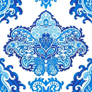 Blue Paisley