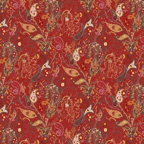 Paisley Bohemian Red Bliss