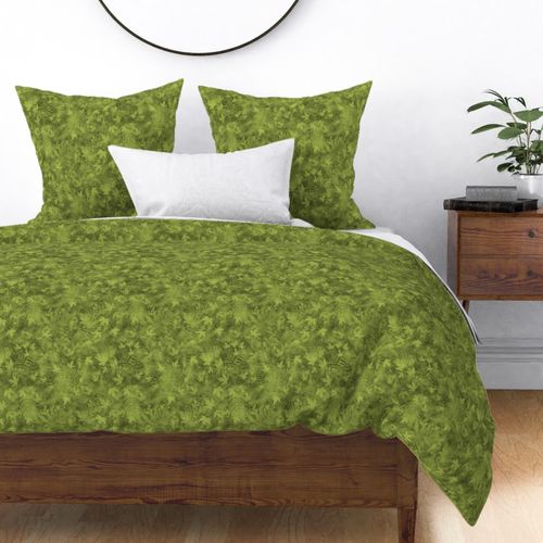 Medium Shades of Olive Green Ferns and Maples Sunprints