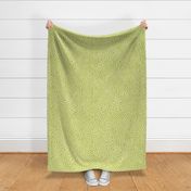 Bohemian Texture - Hand Drawn Shapes on Lime Green / Large