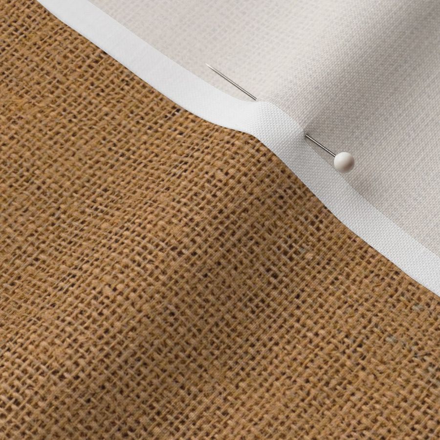 Faux burlap hessian textured fabric bronze 