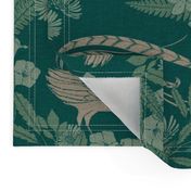 Lyrebird Garden {Teal} medium