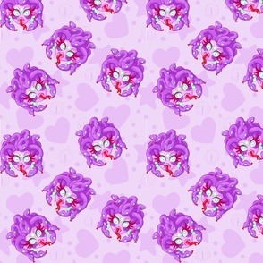 Medusa Kawaii Purple